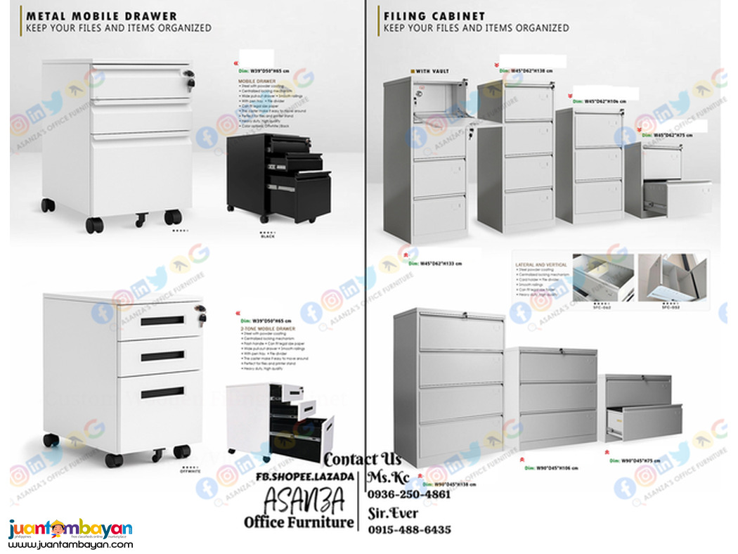 Steel Filing Cabinets | Storage Cabinet - Factory Price