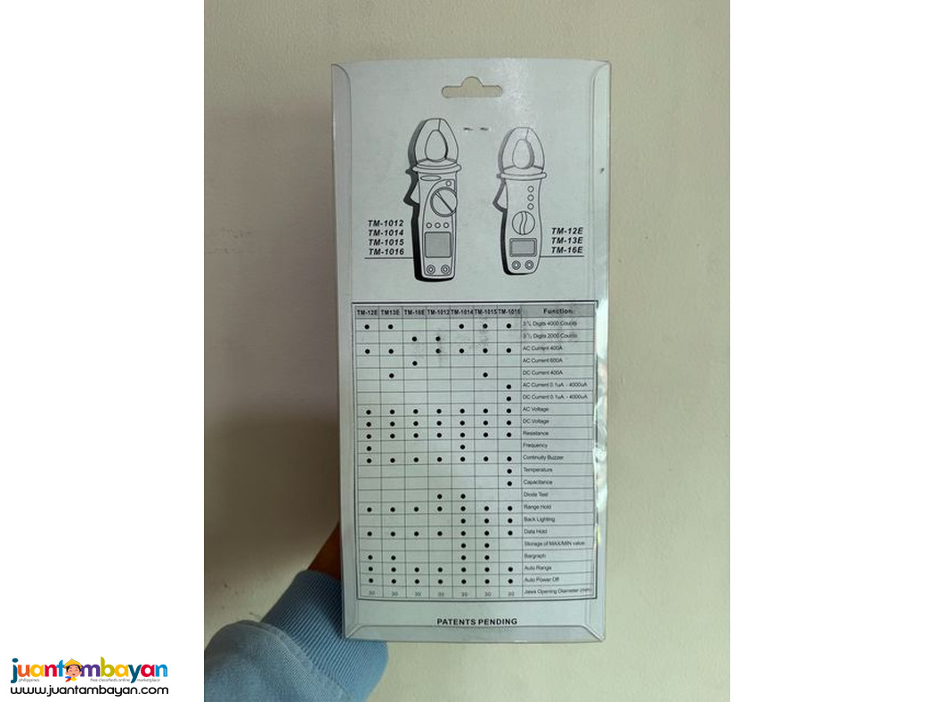 Tenmars TM-1016 Digital Clamp Meter