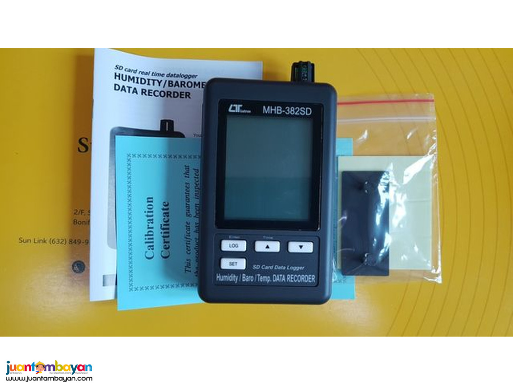 Barometer Temperature Humidity Datalogger, Barometer Recorder