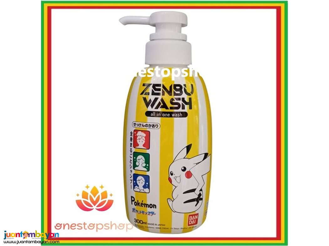 Bandai Pokemon All in One Zenbu Wash Bubble Bath 300mL