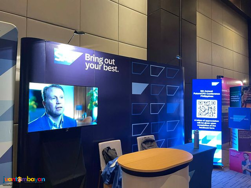 43'' LED TV Wide Display Brightness for Rental Events