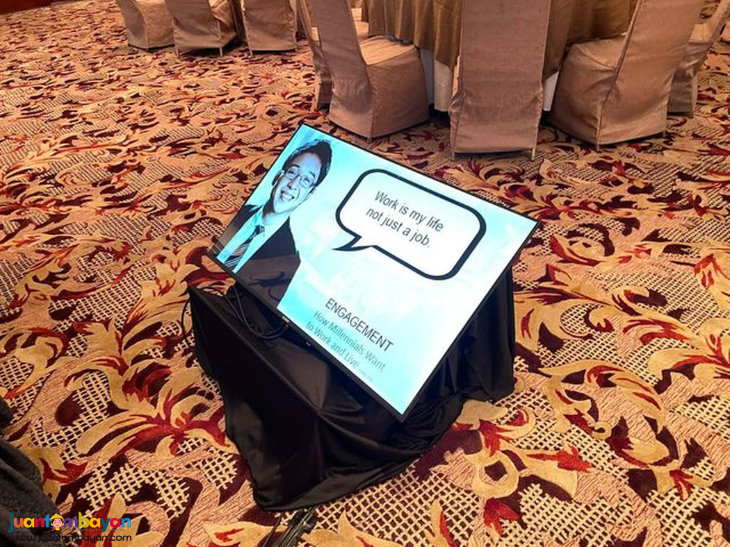 43'' LED TV Wide Display Brightness for Rental Events