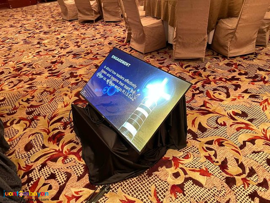 43'' LED TV Wide Display Brightness for Rental Events