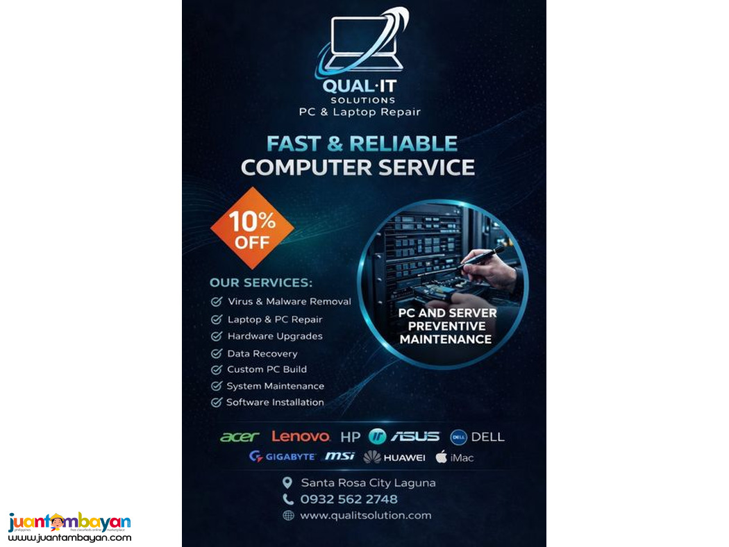 Fast & Reliable Computer Repair | Upgrade & Cleaning Service 