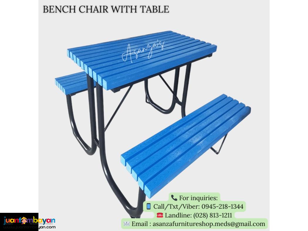 BENCH CHAIR WITH TABLE | HOME & OFFICE FURNITURE SHOP