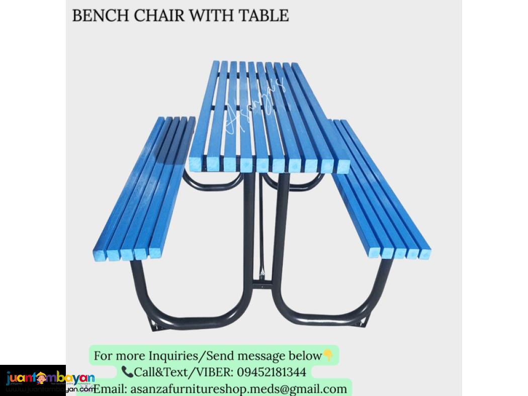 BENCH CHAIR WITH TABLE | HOME & OFFICE FURNITURE SHOP