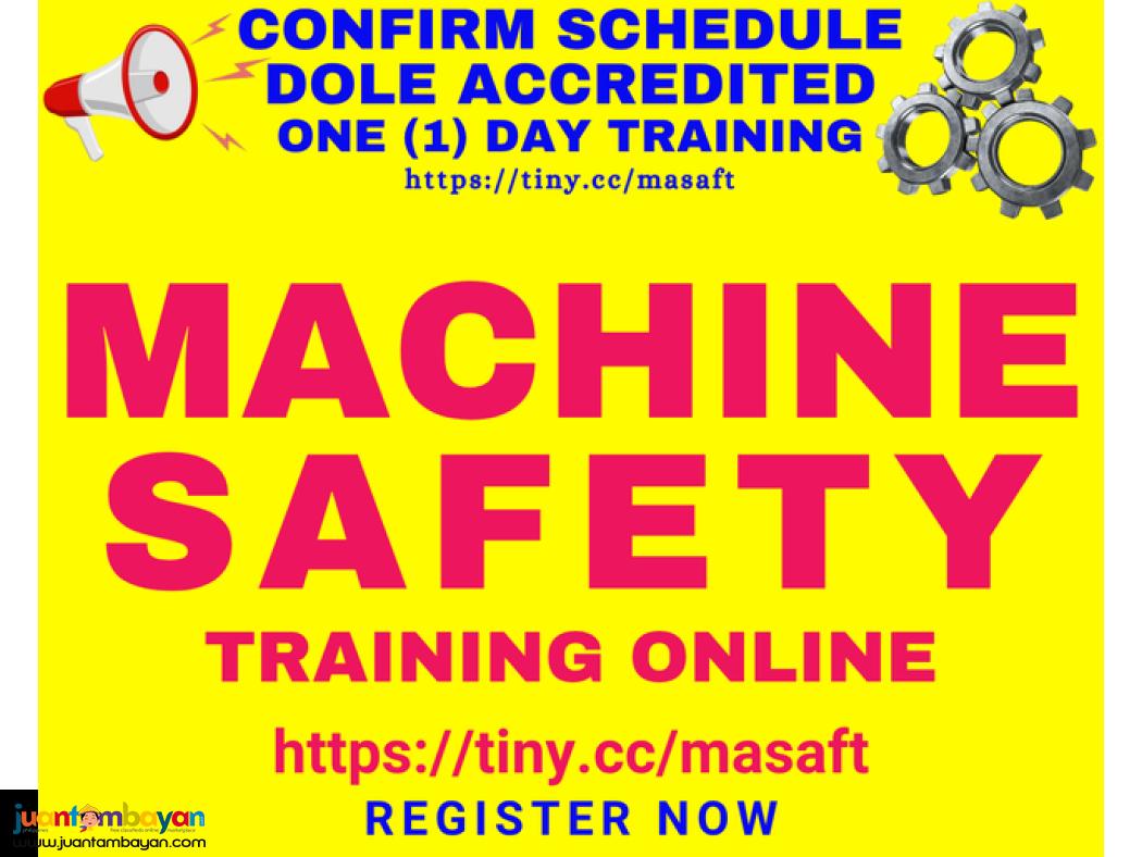 Machine Safety Training DOLE Accredited Online Training
