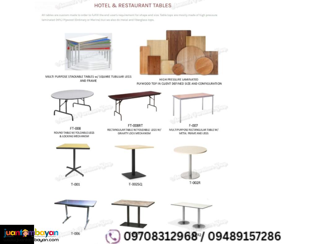 CUSTOM TABLE TOP & TABLE BASE [ PANTRY TABLE ]