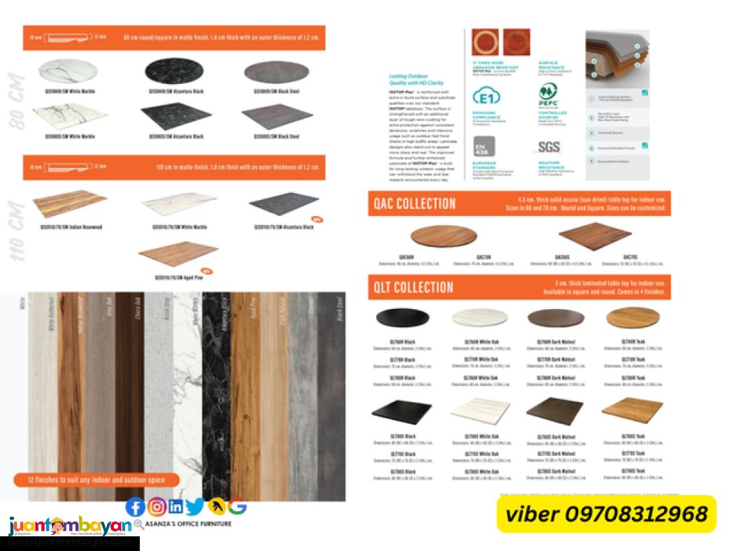 CUSTOM TABLE TOP & TABLE BASE [ PANTRY TABLE ]