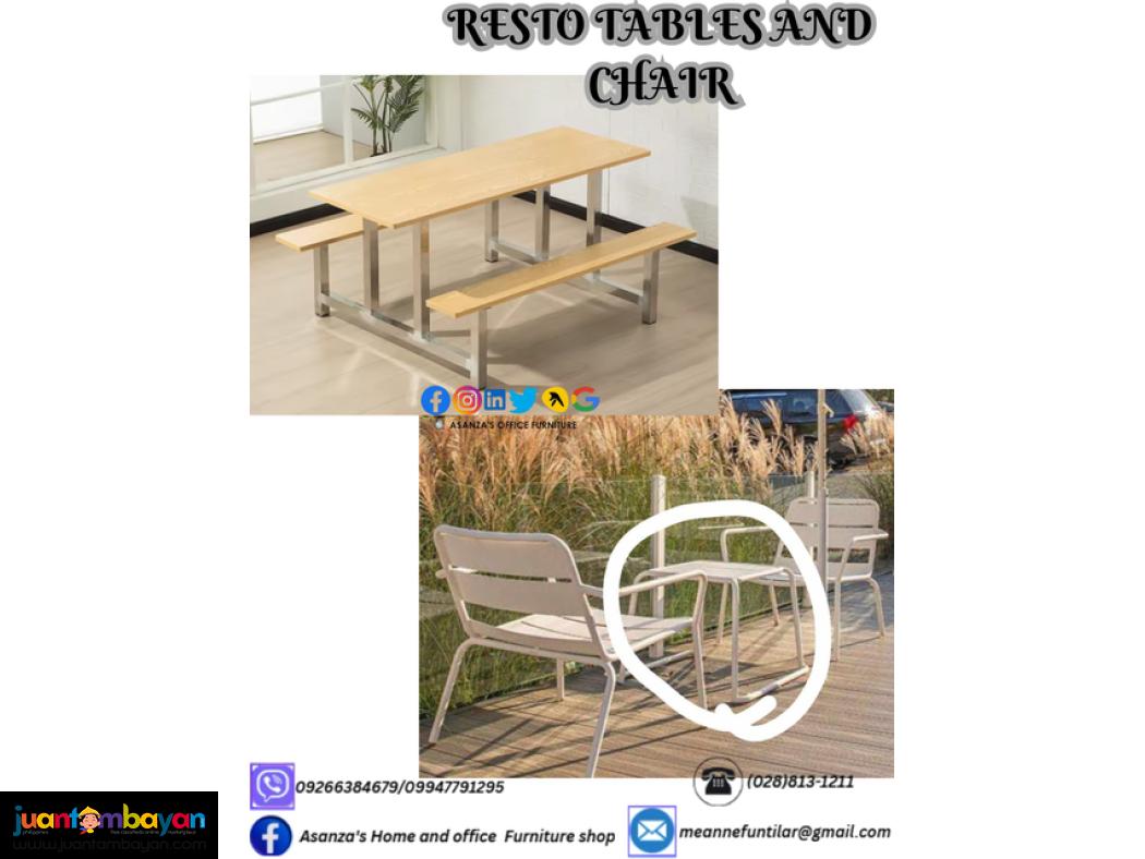 PANTRY TABLES AND CHAIRS