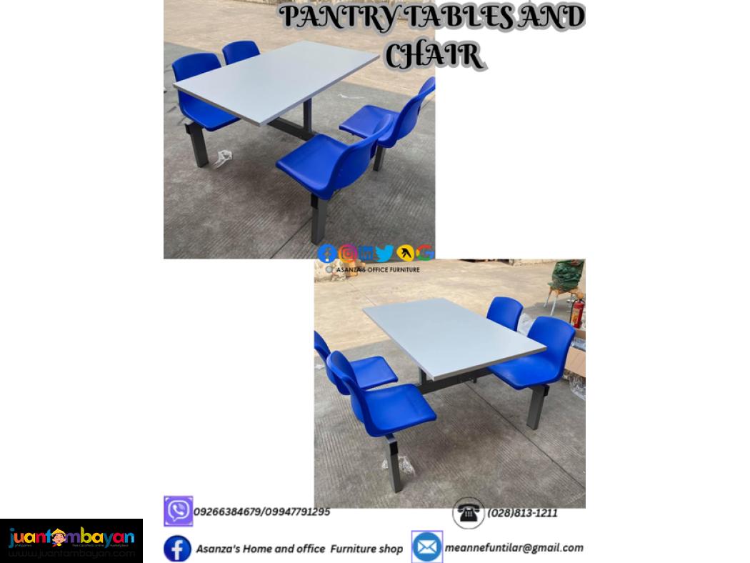 PANTRY TABLES AND CHAIRS