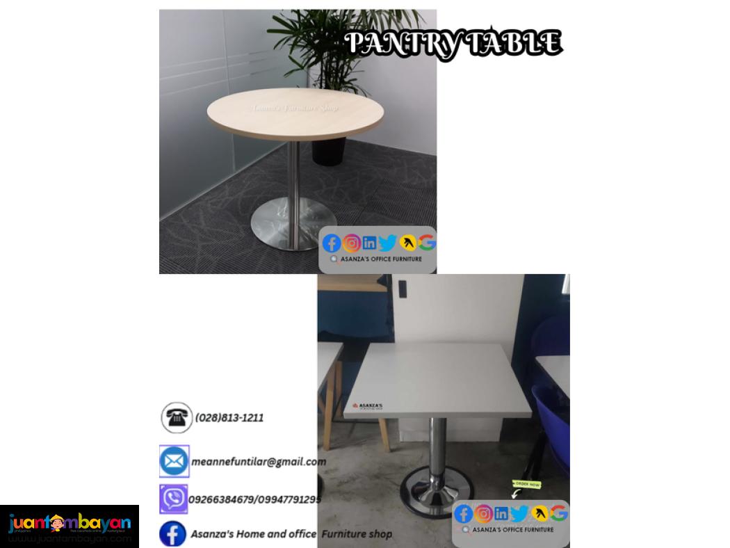 PANTRY TABLES AND CHAIRS