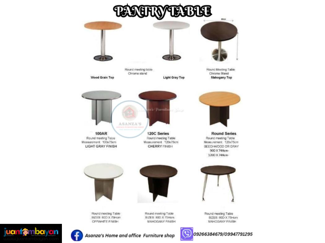 PANTRY TABLES AND CHAIRS