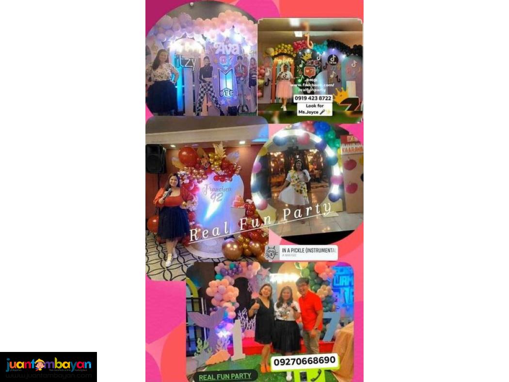 Event Host/kiddie party host/Debut Host for HIRE