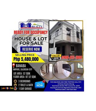 Banaba Residences 3BR Single Attached House And Lot For Sale
