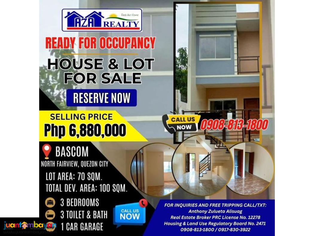 Bascom Residences 3BR Single Attached House And Lot For Sale