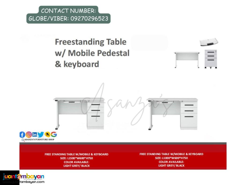 FREESTANDING OFFICE TABLE | OFFICE TABLE | DIRECT SUPPLIER 