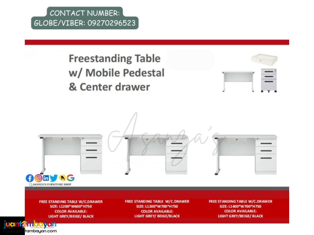 FREESTANDING OFFICE TABLE | OFFICE TABLE | DIRECT SUPPLIER 