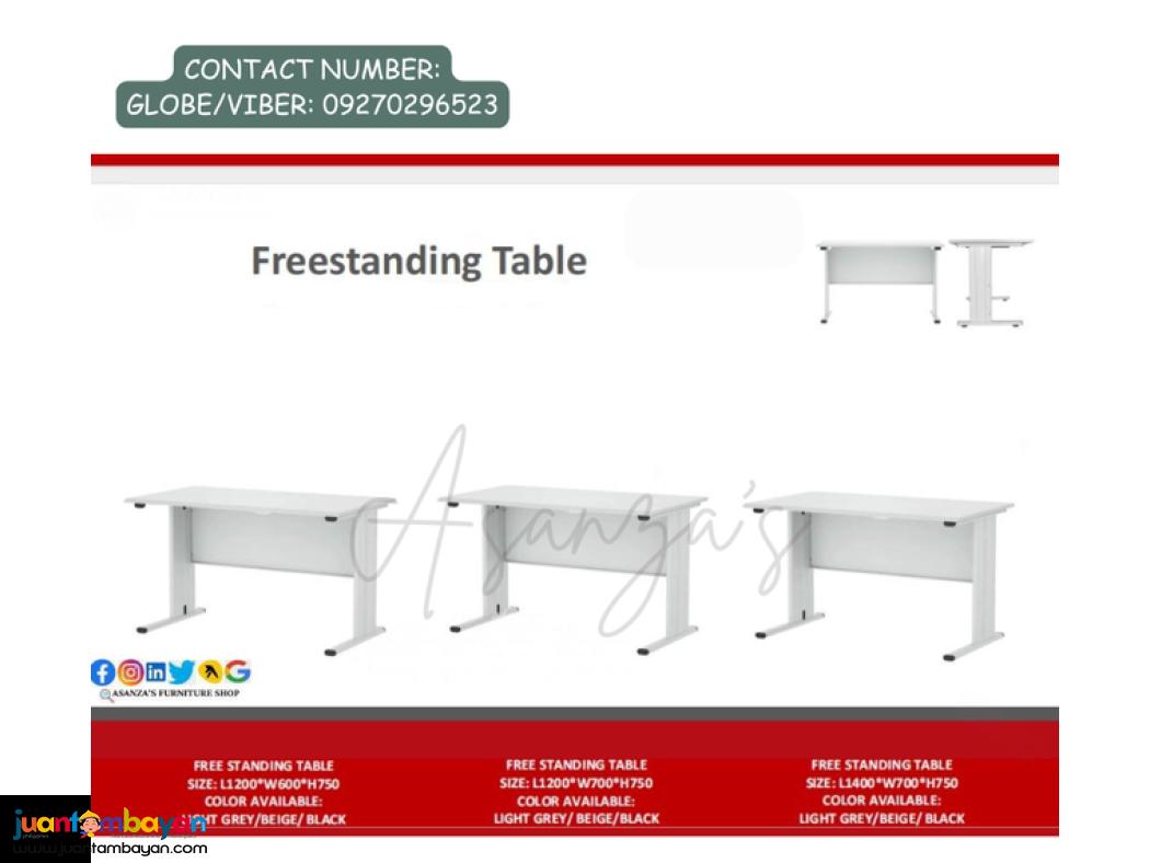 FREESTANDING OFFICE TABLE | OFFICE TABLE | DIRECT SUPPLIER 