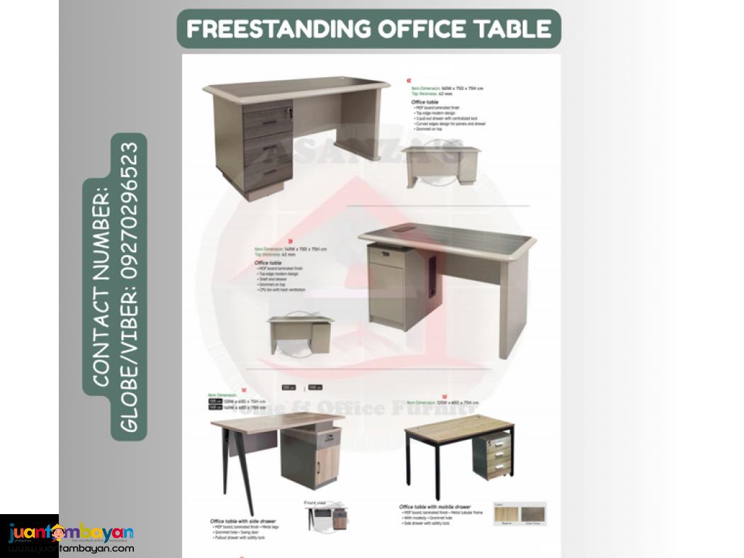 FREESTANDING OFFICE TABLE | OFFICE TABLE | DIRECT SUPPLIER 