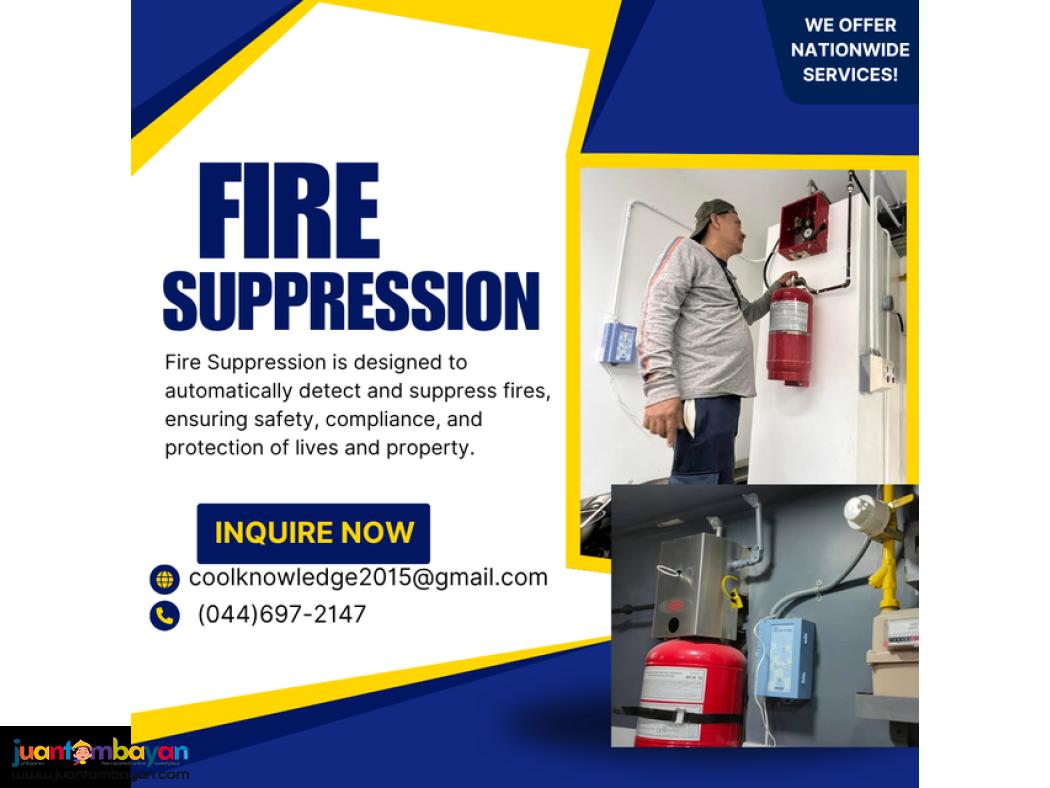 Fire Suppression System++We supply & install