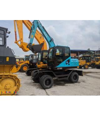 JINGGONG LG708S WHEEL TYPE BACKHOE 0.25CBM