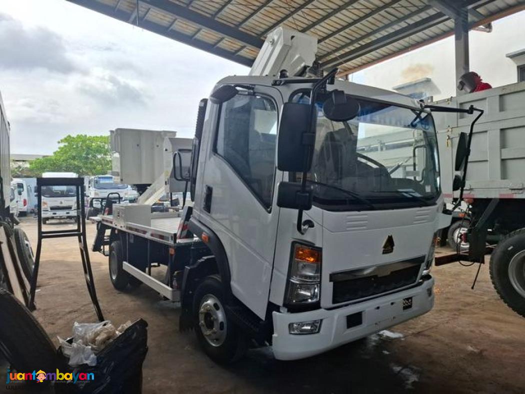 SINOTRUK HOMAN H3 4X2 MANLIFT TELESCOPIC 15-METERS