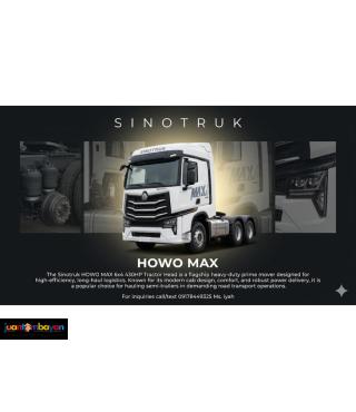 Sinotruk Howo Max 6x4 Tractor head 35 T Euro 2