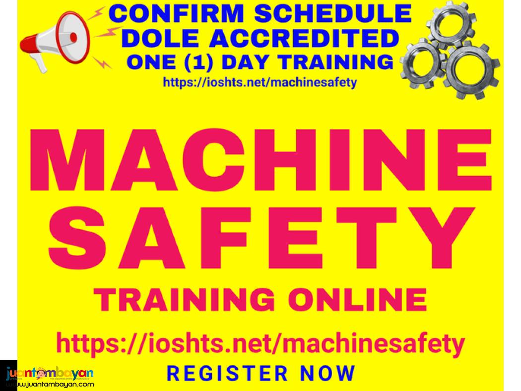 Machine Safety Training DOLE Accredited Online Training