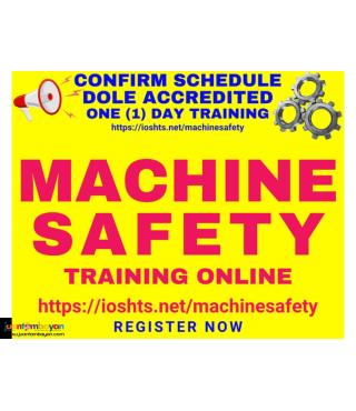 Machine Safety Training DOLE Accredited Online Training