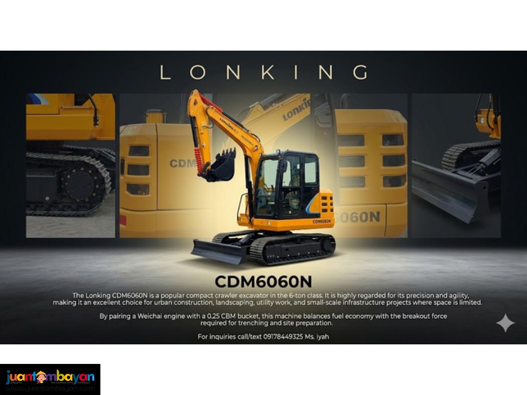 Lonking Cdm6060n (Weichai engine) 0.25m³ 