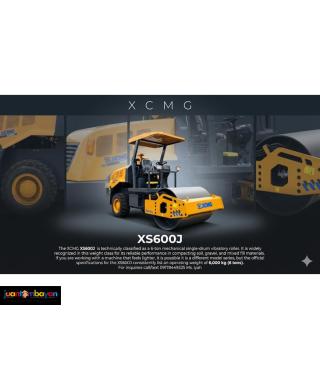 Xcmg Xs600j Single Drum Roller 6 tons
