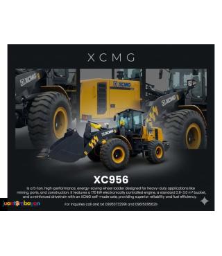 XCMG XC956 WHEEL LOADER 3CBM WEICHAI ENGINE