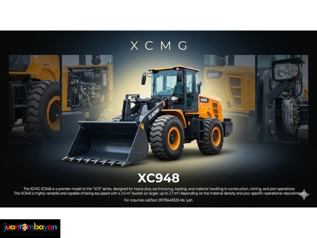 Brandnew Xcmg Xc948- 2.6cubic