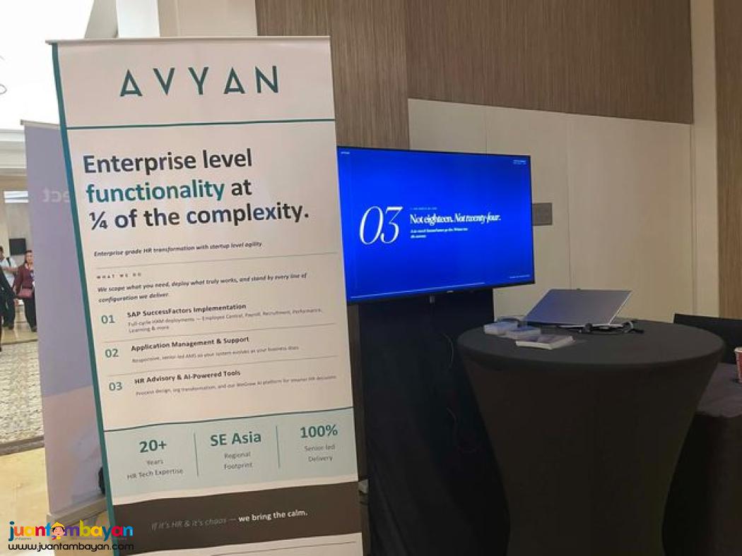 TV for RENT With Wall Bracket Stand