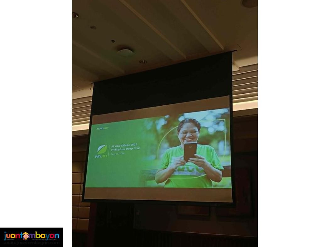 Projector for RENT With 6'X8' Screen