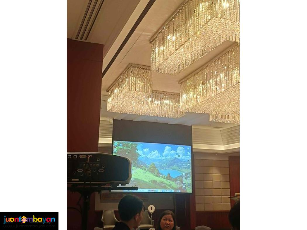 Projector for RENT With 6'X8' Screen