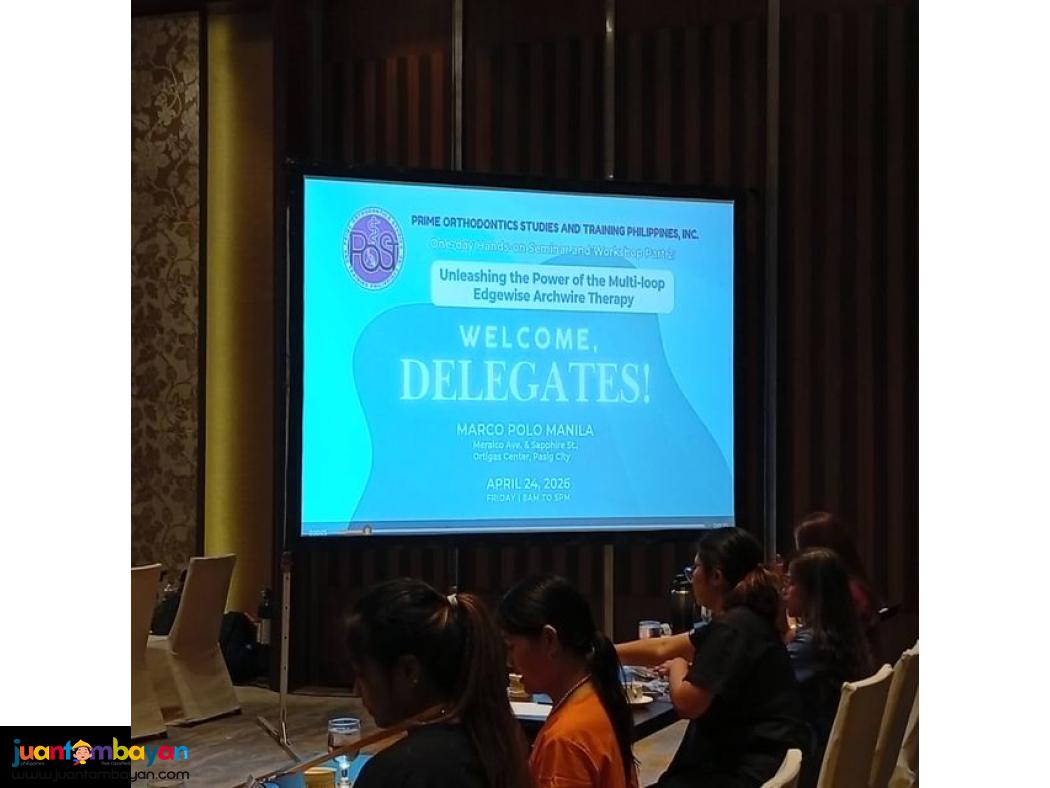 Projector for RENT With 6'X8' Screen