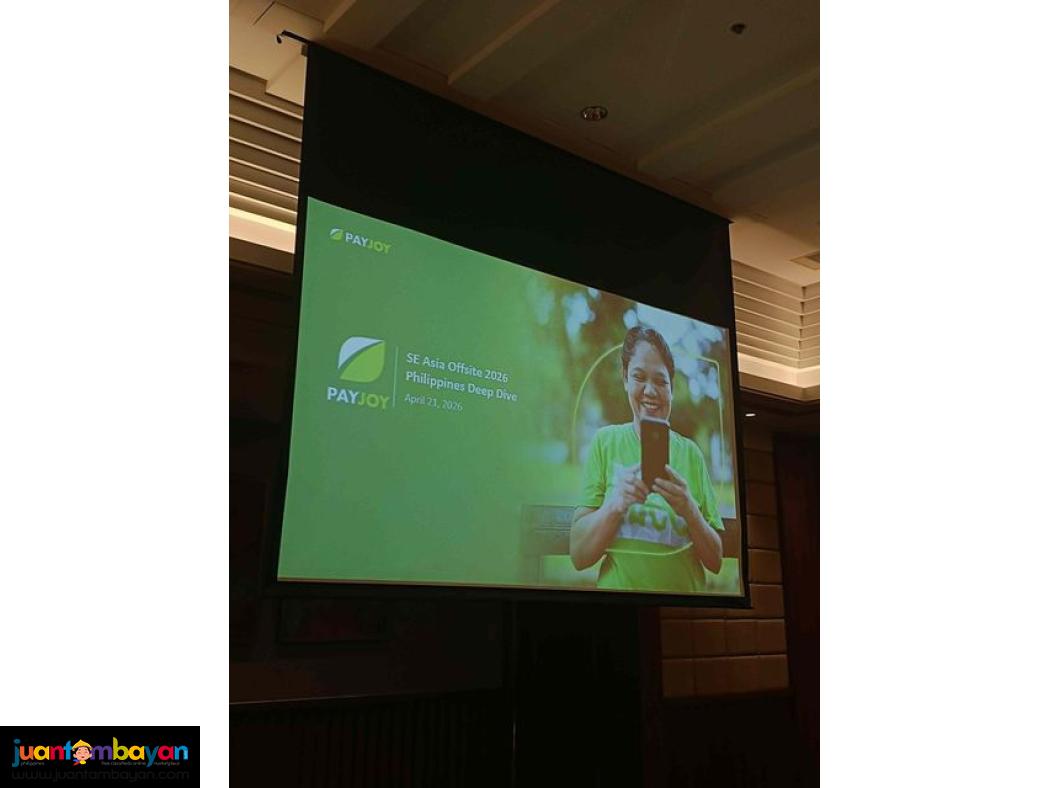 Projector for RENT With 6'X8' Screen