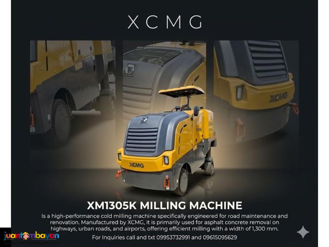 XCMG XM1305K MILLING MACHINE MILLING WIDTH 1300MM SHANGCHAI ENGINE