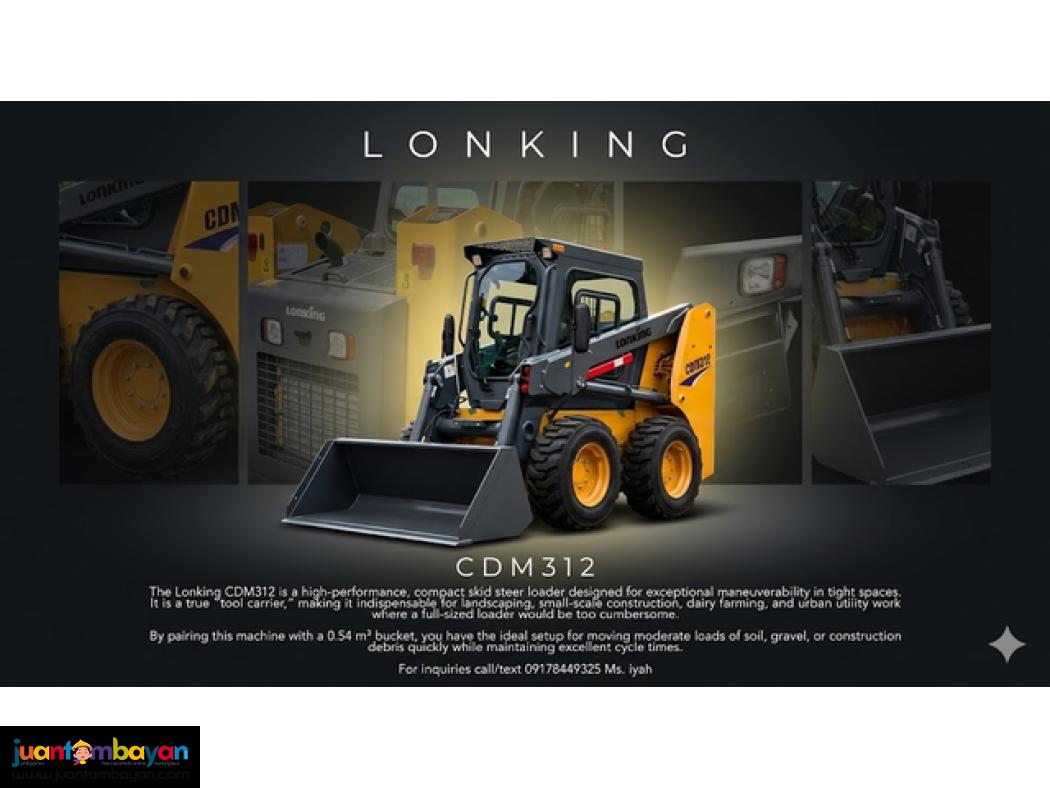 Lonking Cdm312 Skid Loader