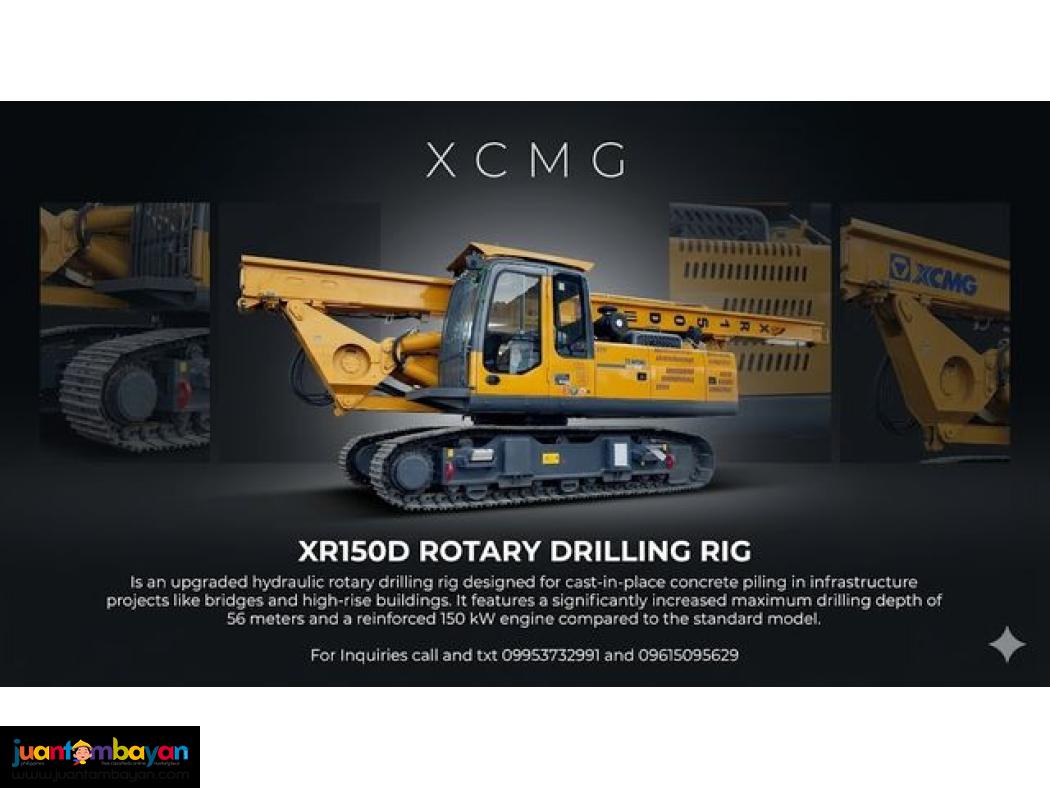 XCMG XR150D-III ROTARY DRILLING RIG 