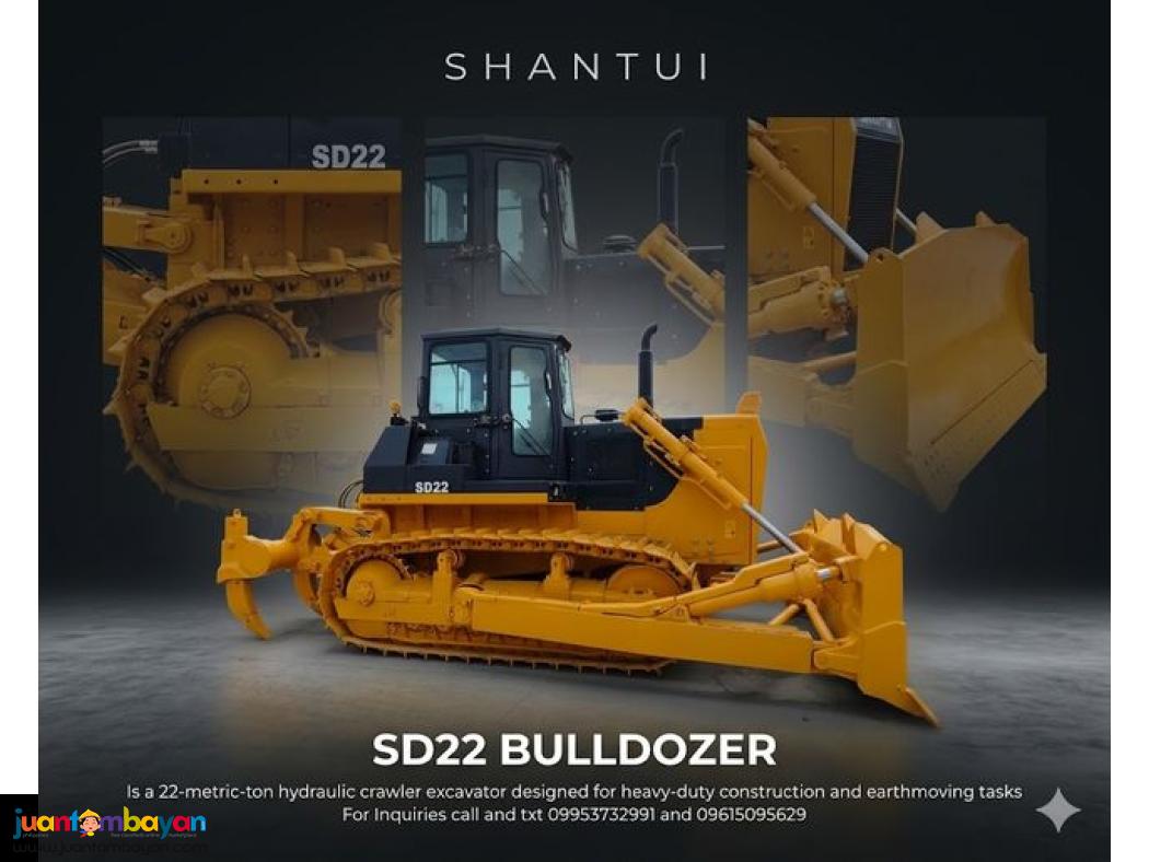 SHANTUI SD22 BULLDOZER 220HP WITH RIPPER 