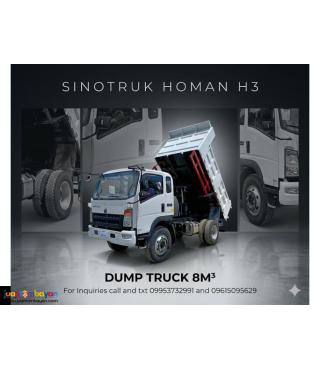 SINOTRUK HOMAN H3 DUMP TRUCK 8CBM