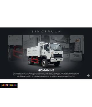 Sinotruk Homan 6w Dumptruck 10cbm,