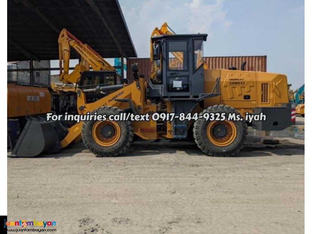 LONKING WHEEL LOADER CDM833-1.8CBM