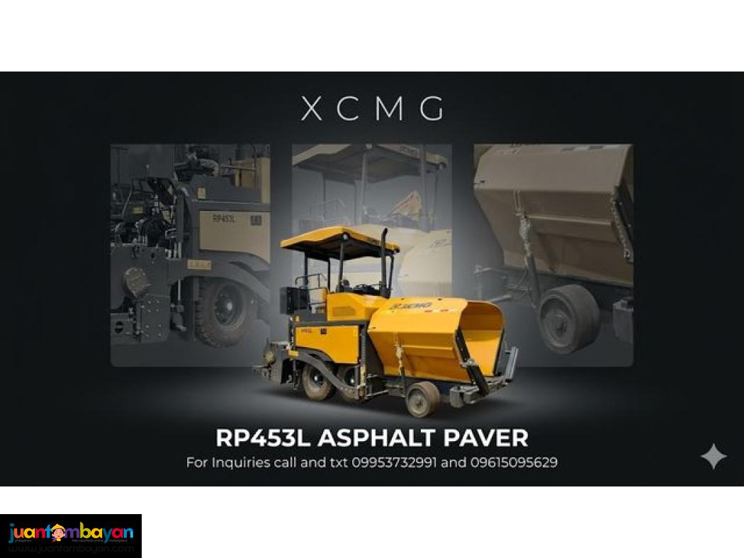XCMG RP453L ASPHALT PAVER 4.5 METERS PAVING WIDTH