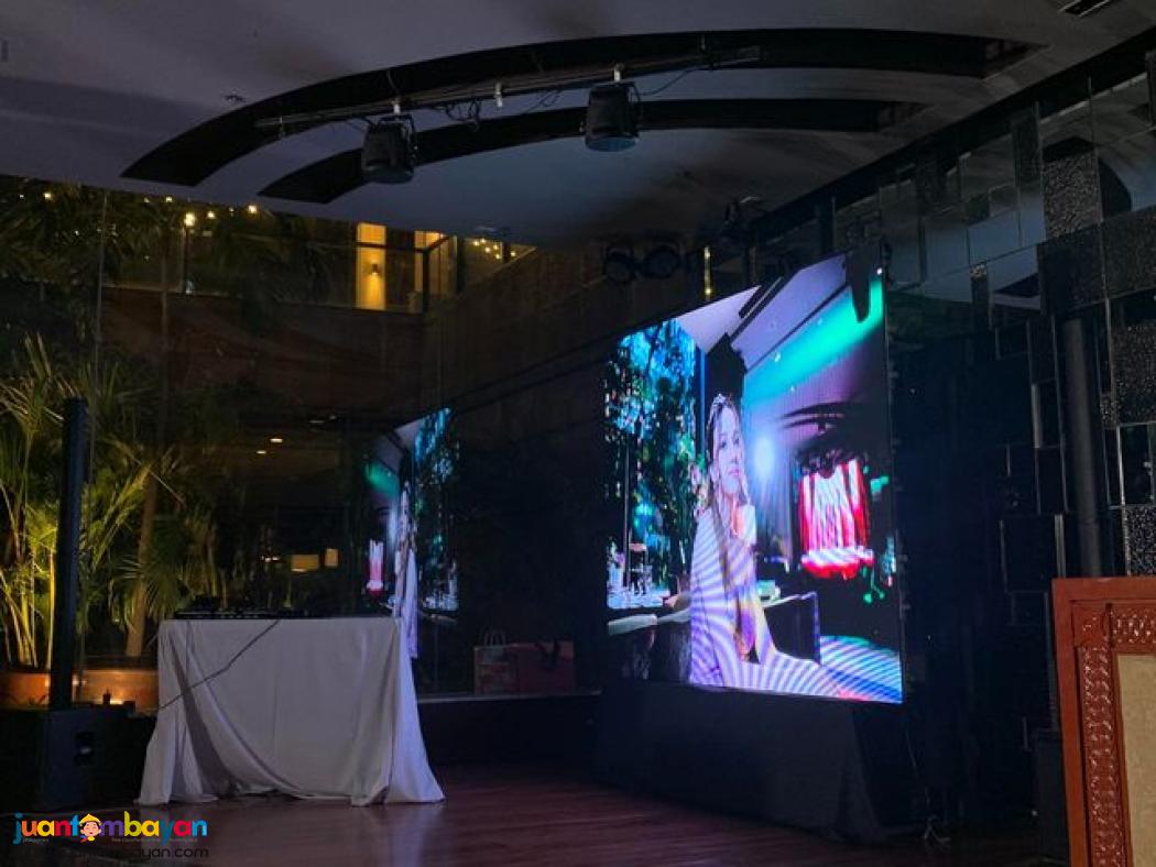 LED TV. Monitor and LED Wall For RENTAL
