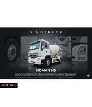 Sinotruk Homan h3 6w 4×4 Transit Mixer 4.5cbm