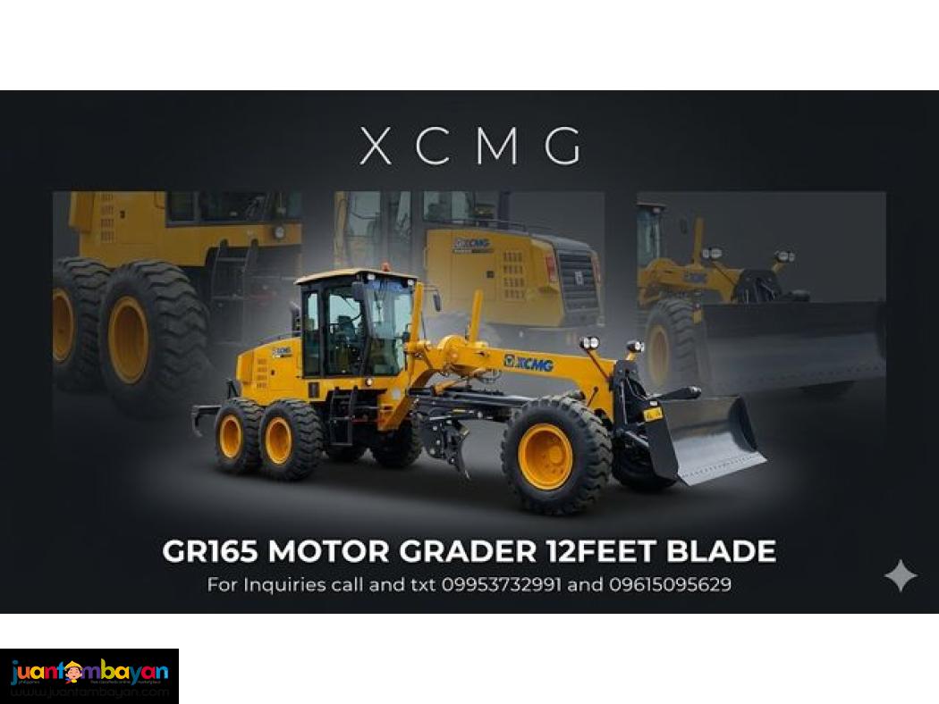 XCMG GR165 MOTOR GRADER 12-METERS WITH rIPPER 